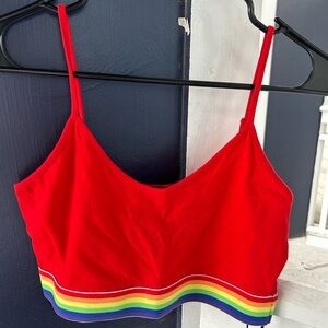 F21 Rainbow Tank Top
